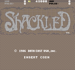 Shackled (US) Title Screen